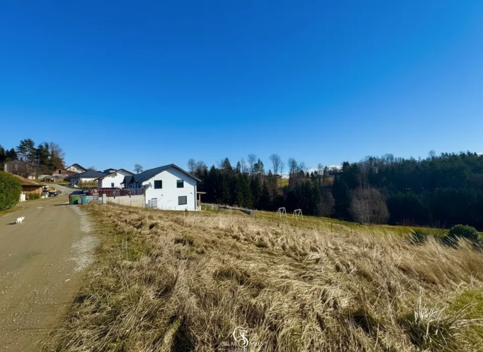 Südöstlich ausgerichtetes Baugrundstück in der Gemeinde Laßnitzhöhe mit einreichfähigen Bauprojekt - Bild