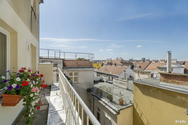 Nordterrasse mit Ausblick