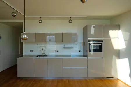 SieMatic Küche mit Hochglanzfronten und Siemens Einbaugeräten