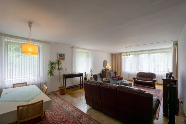 Blick von der Gartenterrasse