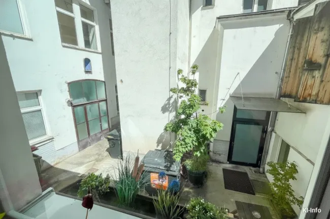 Ausblick Richtung Innenhof