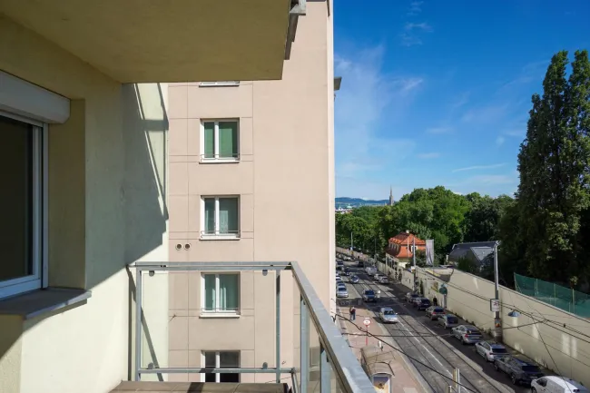 Balkon mit Stephansdom - Blick