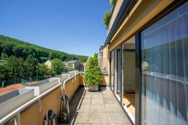 Südwest-Terrasse mit Markise
