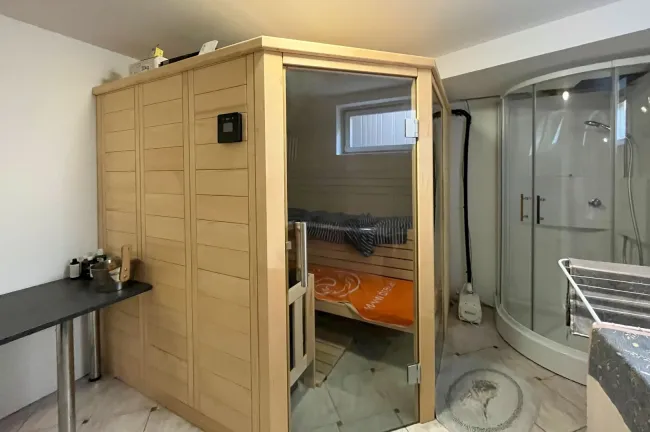 Sauna im Keller