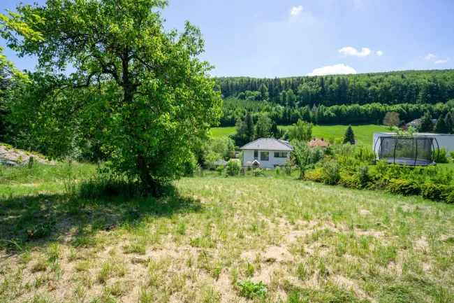 Blick ca. von der Mitte des Grundstücks nach Südosten