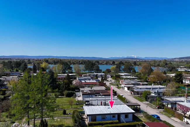 Luftbild Badesee