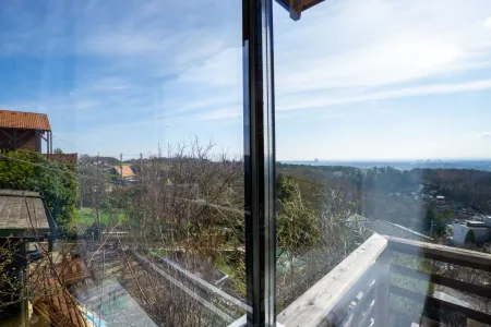 Ausblick durch die Eckfenster