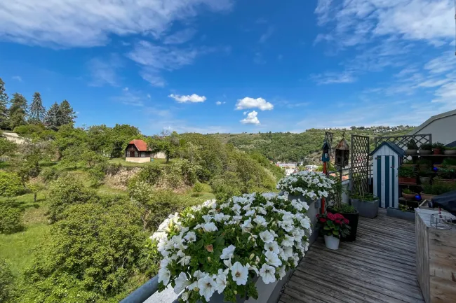 Balkon mit Fernblick