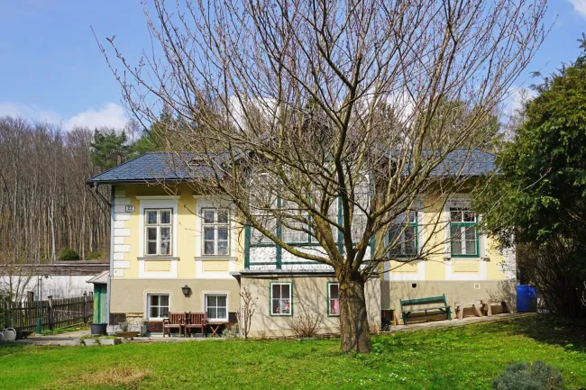 gartenseitige Hausansicht