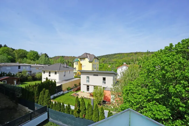 Ausblick von der Dachterrasse