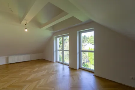 Zimmer 1 mit Gartenblick