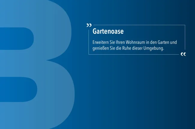 Gartenoase | inkl. Küche - Bild
