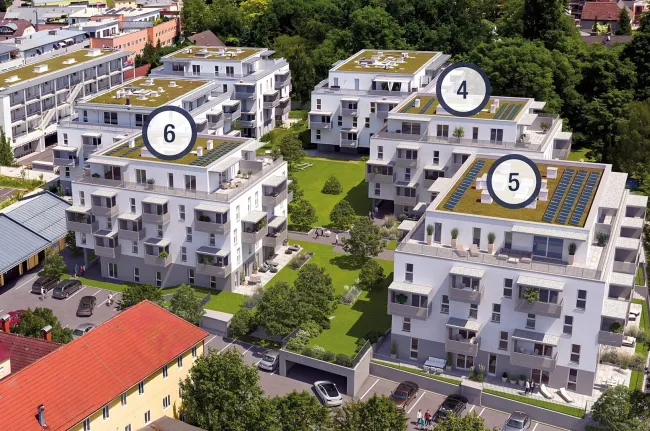 Grün Wohnen am Puls der Stadt: Sonnige Eigentumswohnung im neuen Graumann-Park - Titelbild