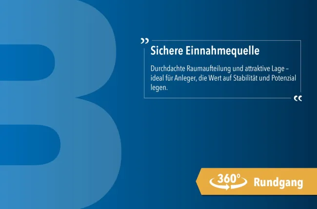 Sichere Einnahmequelle – Anlagerwohnung mit bestehendem Mietvertrag - Bild