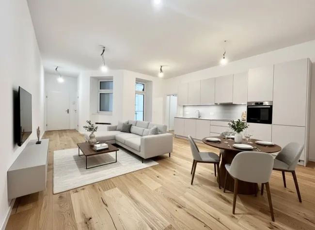 HELL UND MODERN- 2 ZIMMERWOHNUNG MIT BALKON NÄHE SCHLOSS BELVEDERE - Titelbild