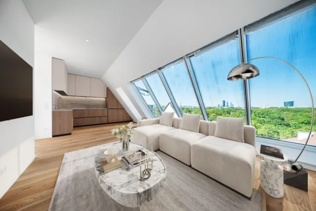 EXKLUSIVE DG-MAISONETTE MIT PANORAMA ÜBER WIENER SKYLINE & PRATER - Titelbild