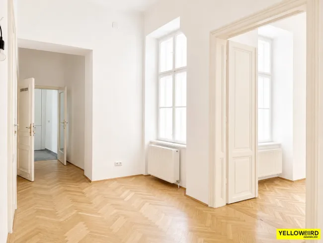 Repräsentatives Altbaubüro I 4-Zimmer I unglaubliche RAUMHÖHE I Nähe Wien-Mitte - Titelbild