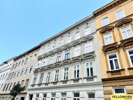 3-Zimmer-Wohnung in absoluter Ruhelage mit Grünblick in Bestlage des 5. Bezirks