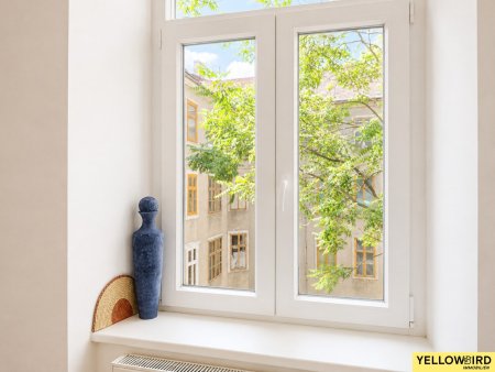 3-Zimmer-Wohnung in absoluter Ruhelage mit Grünblick in Bestlage des 5. Bezirks