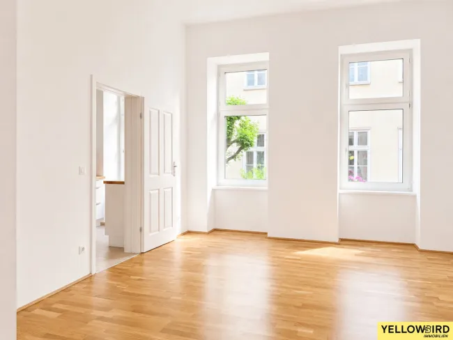 4-Zimmer-Altbauwohnung mit Balkon in Ruhelage nahe Belvedere - Titelbild