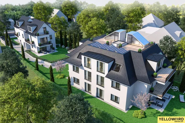 Erstbezug | 3 Zimmer | Dachterrasse 27 m² I Balkon 15 m² I Südausrichtung - Titelbild