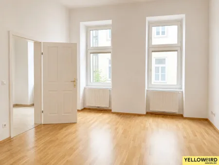 Helle 3,5-Zimmer-Wohnung mit 2 Balkonen in Ruhelage nahe Belvedere I vollständig innenhofseitig