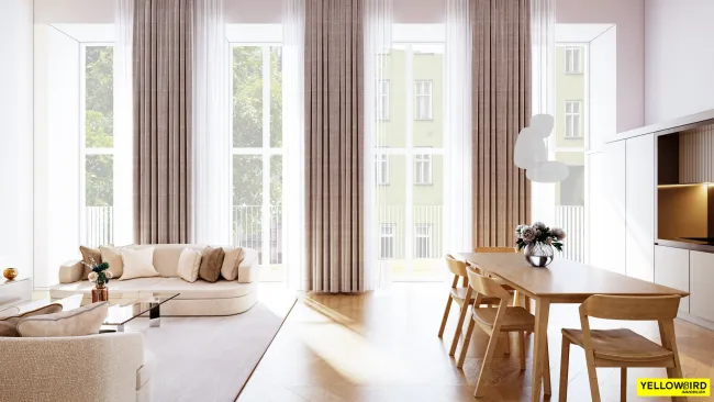 Erstbezug I Balkon I Innenhof seitig I Fußbodenheizung I Lift I Begegnungszone Neubaugasse - Titelbild