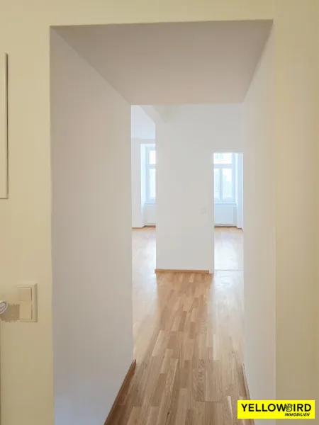 Blick gen Zimmer