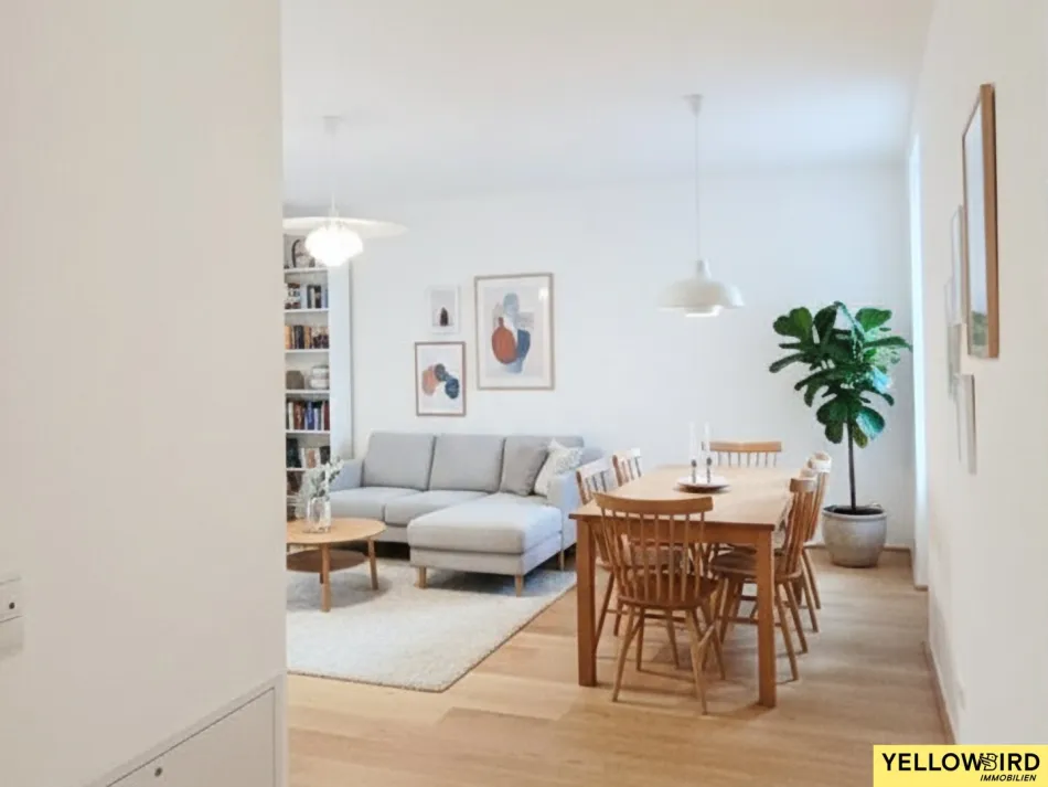 4 1/2 -Zimmer-Wohnung in direkter U-Bahn-Nähe - 21 m² Freifläche - Titelbild