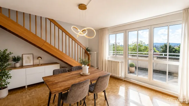 Maisonette mit Terrasse, Weitblick und Garage in Hietzing | ZELLMANN IMMOBILIEN - Bild
