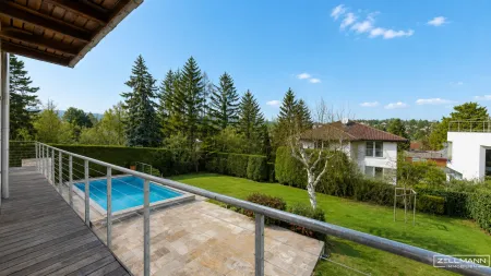 LAINZER TIERGARTEN | Architektenvilla - tolles Einfamilienhaus mit Pool | Doppelgarage | ZELLMANN IMMOBILIEN