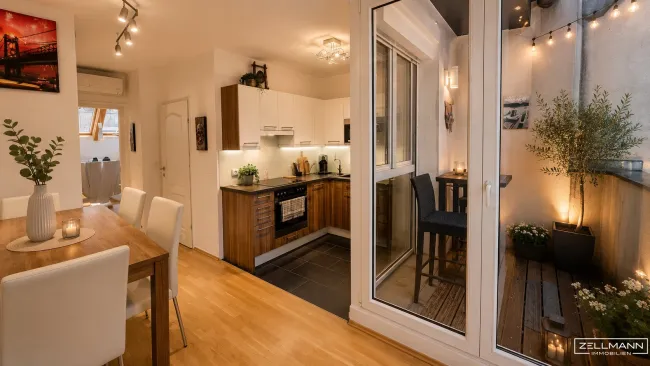 Stilvolles Dachgeschossjuwel mit Galerie und zwei Terrassen über den Dächern Wiens | ZELLMANN IMMOBILIEN - Titelbild