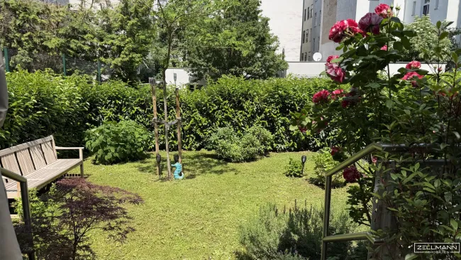 Urbanes Townhouse mit Eigengarten, Terrasse und Garage – Wohnen mit Hauscharakter im Herzen von Wien | ZELLMANN IMMOBILIEN - Bild