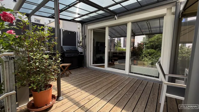 Urbanes Townhouse mit Eigengarten, Terrasse und Garage – Wohnen mit Hauscharakter im Herzen von Wien | ZELLMANN IMMOBILIEN - Bild