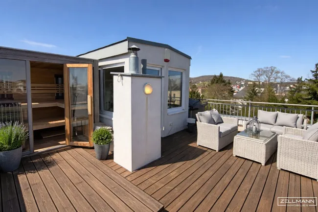 „Panorama-Penthouse in Hietzing – Dachterrassenluxus mit unvergleichlichem Fernblick“ | ZELLMANN IMMOBILIEN - Titelbild