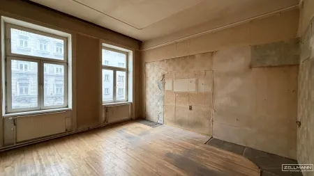 Altbau mit Entwicklungspotenzial – 75 m² Projektwohnung in gefragter Stadtlage | ZELLMANN IMMOBILIEN