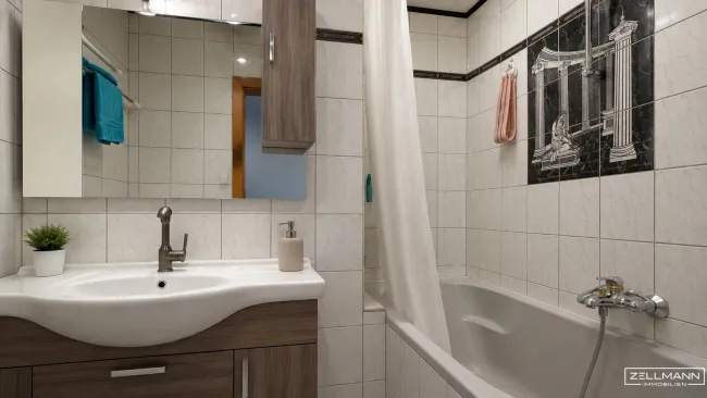 Modernisierte 3-Zimmer-Wohnung mit Loggia & Garagenplatz | ZELLMANN IMMOBILIEN - Bild