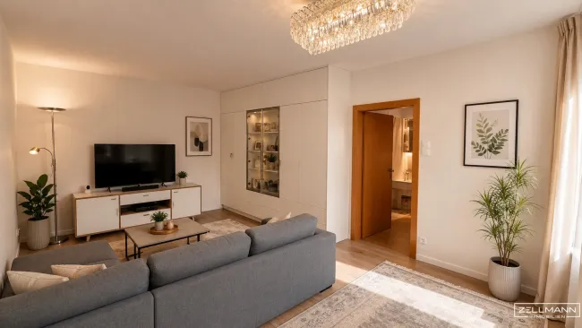 Modernisierte 3-Zimmer-Wohnung mit Loggia & Garagenplatz | ZELLMANN IMMOBILIEN - Titelbild