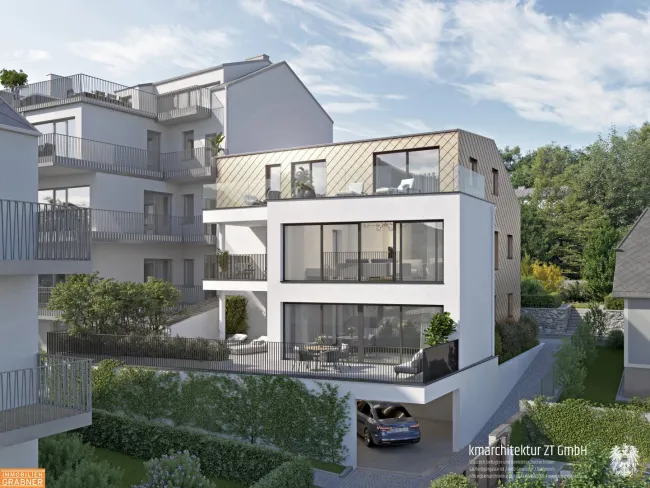 Stilvolle 4-Zimmer-Architektenwohnung mit großzügigem Wohngefühl in Gmunden - Bild