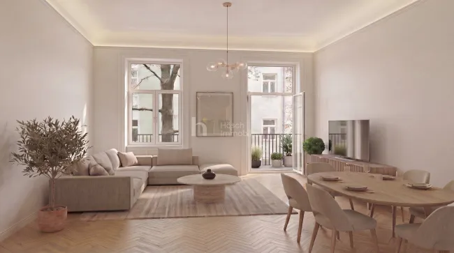Provisionsfrei: 4-Zimmer-Altbau-Erstbezug beim Schloss Belvedere - Titelbild