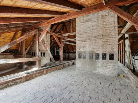 Seltene Kombination: 120 m² Rohdachboden + vermietete Altbauwohnung