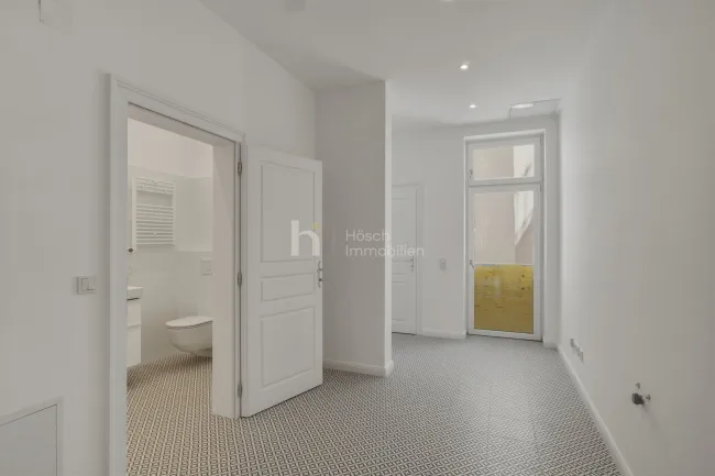 Altbau mit Freiraum nahe Donaukanal – Wohnungen mit Garten, Balkon oder Loggia - Bild