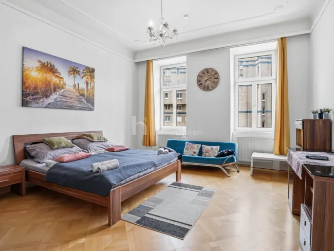 Altbau mit Freiraum nahe Donaukanal – Wohnungen mit Garten, Balkon oder Loggia - Bild