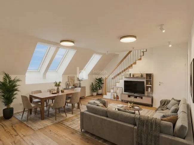 Exklusive Dachgeschosswohnungen in Margareten - Bild