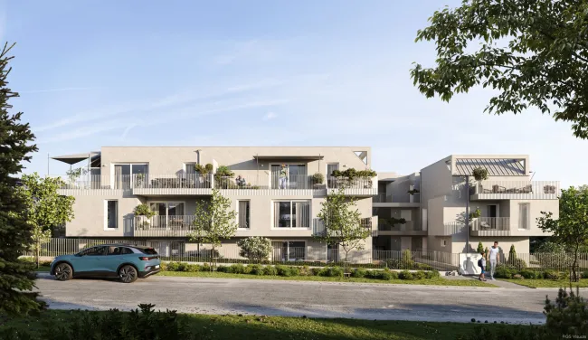 Moderne Erstbezug Neubauwohnung mit Balkon an der Alten Donau - Bild