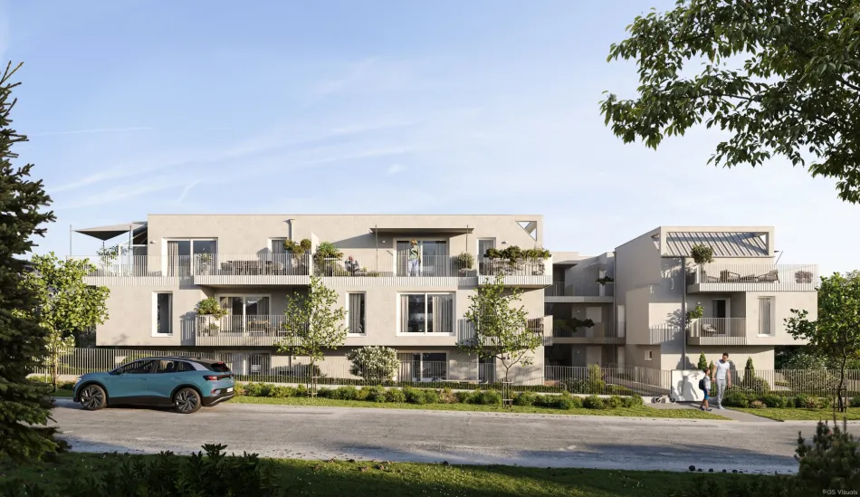 Moderne Erstbezug Neubauwohnung mit Balkon an der Alten Donau - Bild