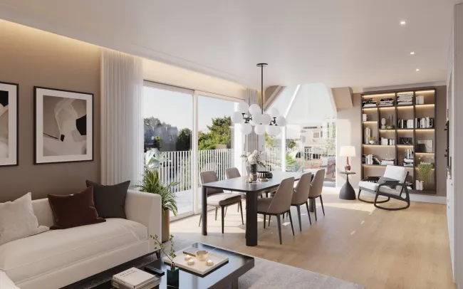 Moderne Erstbezug Neubauwohnung mit Balkon an der Alten Donau - Bild