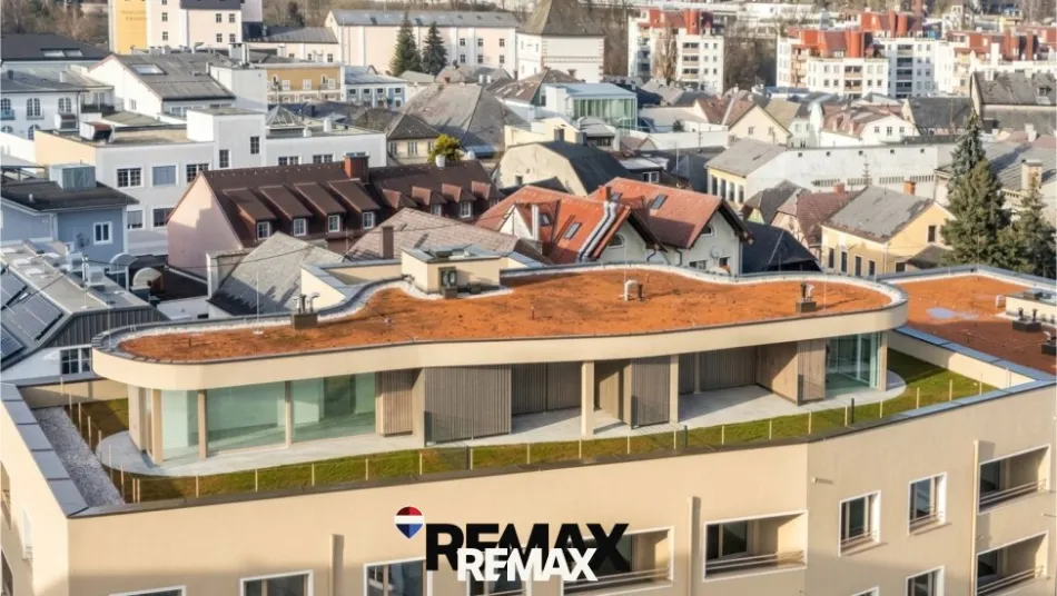 Exklusives Wohnen am Graben in Vöcklabruck – Erstbezugswohnung mit Dachgarten und Dachterrasse - Titelbild
