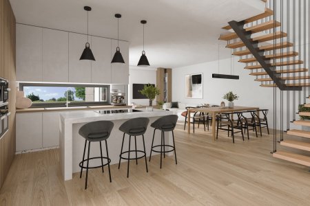 Privilegierte Lage trifft außergewöhnliches Design – Sternförmiges Wohnjuwel bei Eßling mit Eigengrund & 2 Stellplätzen