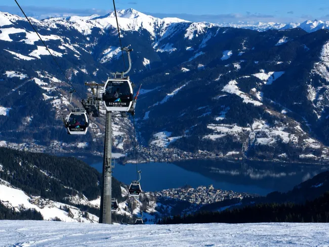 Schnee im Winter & See im Sommer | Landhausvilla Thumersbach